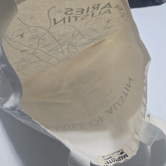 Austin Texas Map Reusable Tote Bag, Libraries Of Austin - Picture 9 of 10